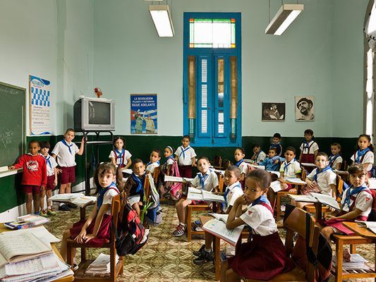 School Escuela Primaria Angela Landa, Old Havana, Cuba