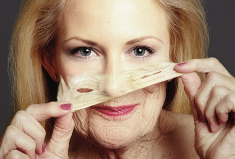 700-609670 © Glen Wexler Model Release Woman Peeling Old Skin