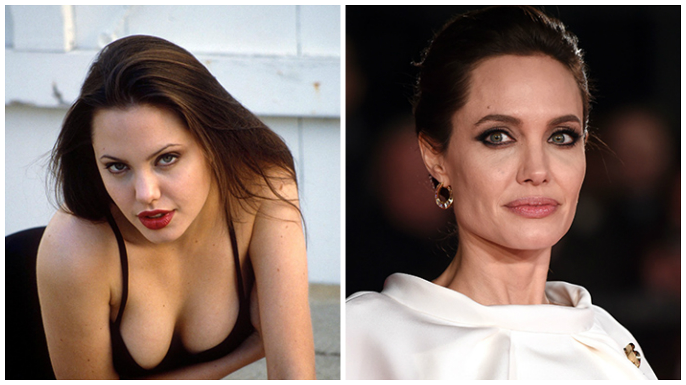 Внешность Анджелины Джоли в молодости